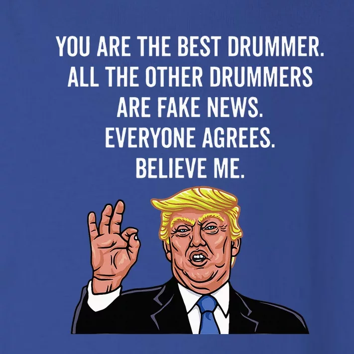 Funny Trump Percussion Drummer Toddler Long Sleeve Shirt