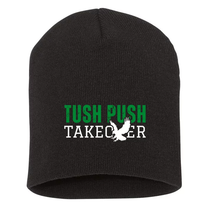 Funny Tush Push Sayings Fans Short Acrylic Beanie