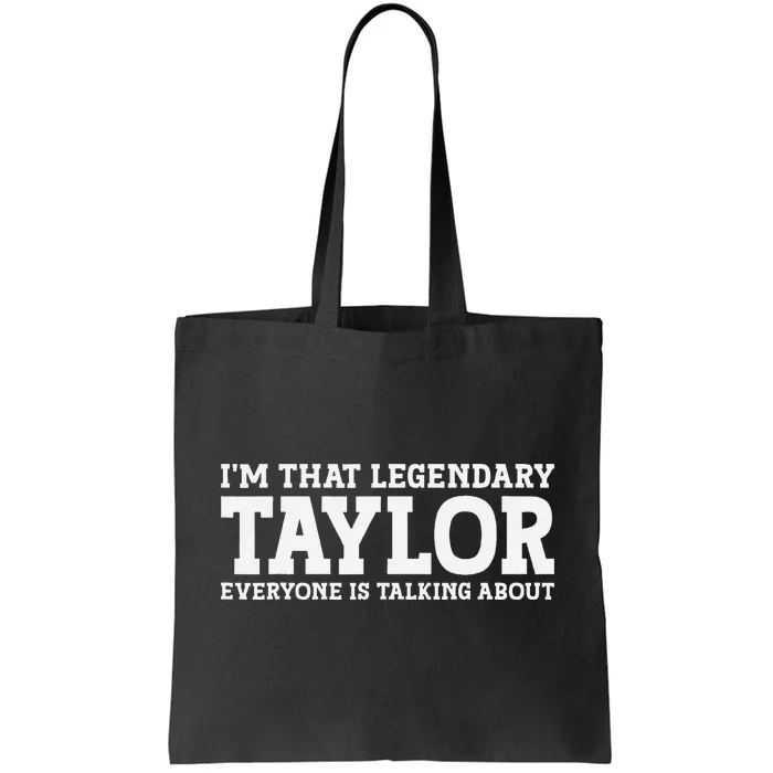 Funny Taylor Personalized Name Design Tote Bag