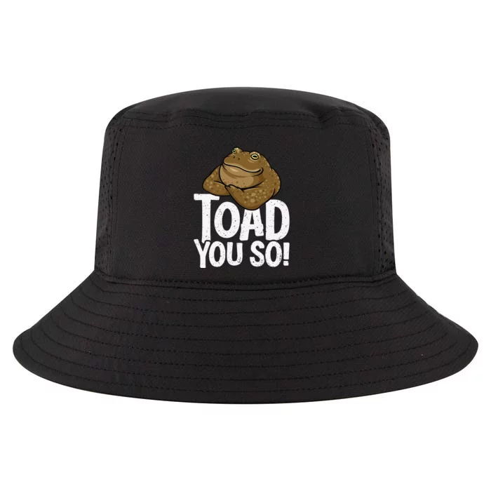 Funny Toad Pun Cute Toad Toad Art Toad You So Frog Toad Cool Comfort Performance Bucket Hat