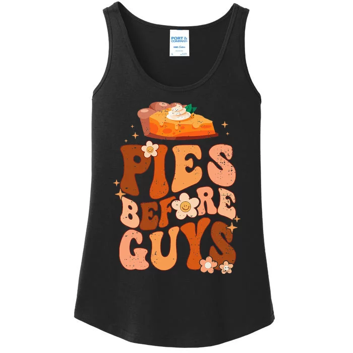 Funny Thanksgiving Pies Before Guys For And Girls Ladies Essential Tank