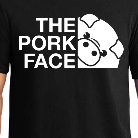 Funny The Pork Face Joke Parody Pajama Set