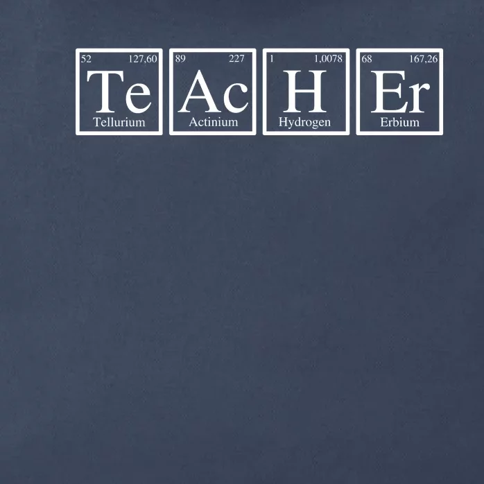 Funny Teacher Periodic Table Zip Tote Bag