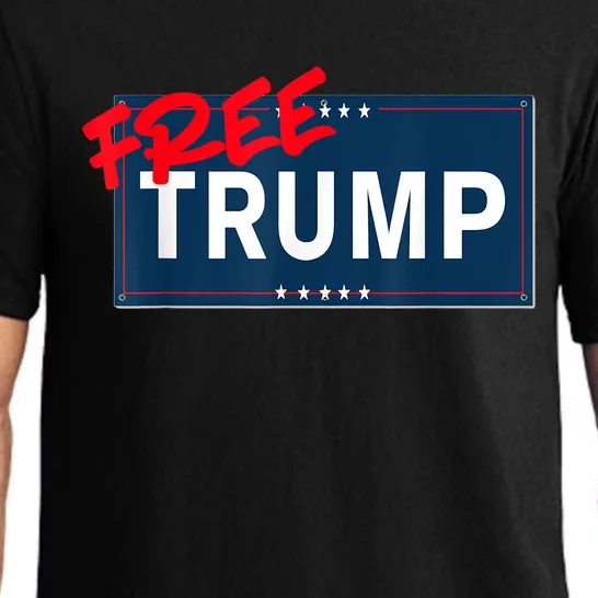 Free Trump Protest Political Support Election Activist Pajama Set