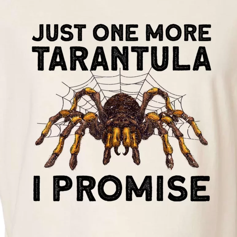 Funny Tarantula Pet Holder Just One More Tarantula I Promise Garment-Dyed Women's Muscle Tee