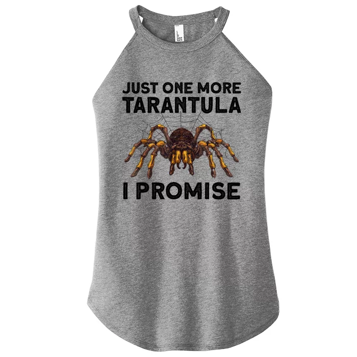 Funny Tarantula Pet Holder Just One More Tarantula I Promise Women’s Perfect Tri Rocker Tank