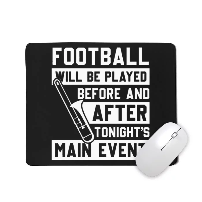 Funny Trombone Player Marching Band Mousepad