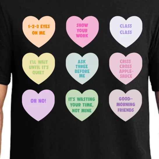 Funny Teachers Quote Cool Valentines Day For Teachers Couple Gift Pajama Set