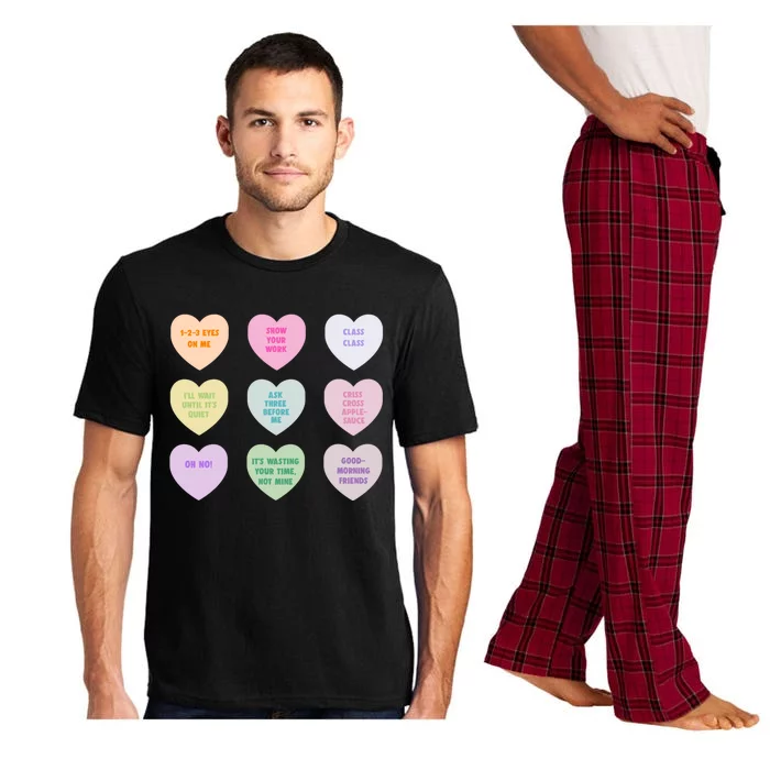 Funny Teachers Quote Cool Valentines Day For Teachers Couple Gift Pajama Set