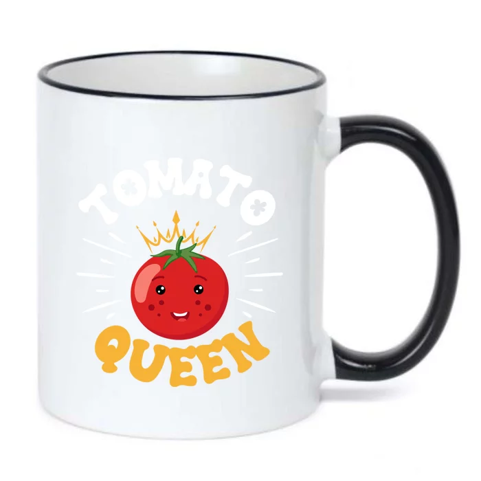 Funny Tomato Queen Fruit Vegetable Mother's Day Gardener Great Gift Black Color Changing Mug