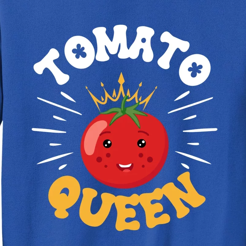 Funny Tomato Queen Fruit Vegetable Mother's Day Gardener Great Gift Sweatshirt