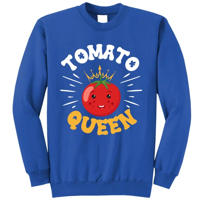 Funny Tomato Queen Fruit Vegetable Mother's Day Gardener Great Gift Sweatshirt