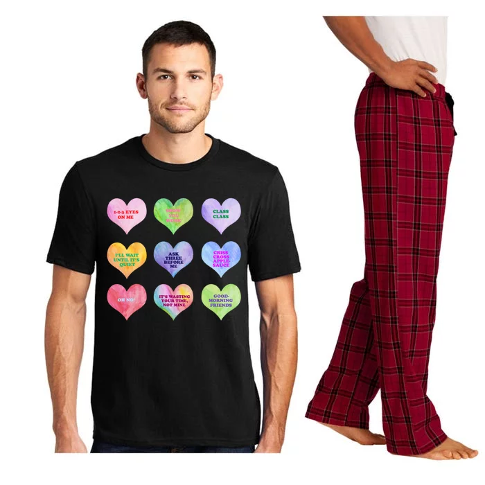 Funny Teachers Quote Cool Valentines Day For Teachers Couple Funny Gift Pajama Set