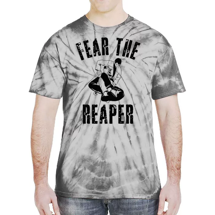 Fear The Reaper Jiu Jitsu Leglocker Bjj Tie-Dye T-Shirt