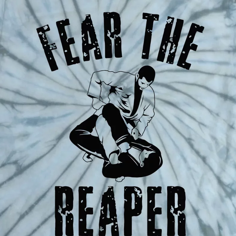 Fear The Reaper Jiu Jitsu Leglocker Bjj Tie-Dye T-Shirt