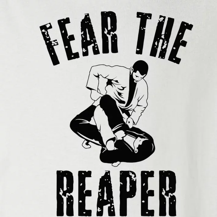 Fear The Reaper Jiu Jitsu Leglocker Bjj Toddler Long Sleeve Shirt