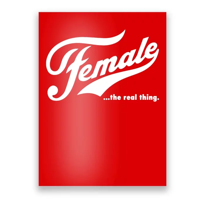 Female The Real Thing Poster