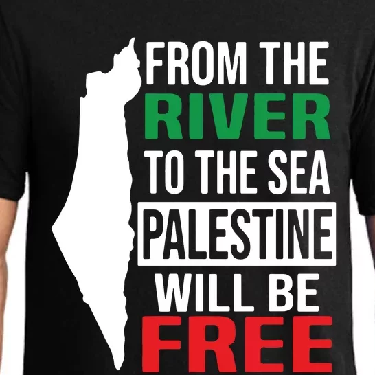 From The River To The Sea Palestine Will Be Free Pajama Set