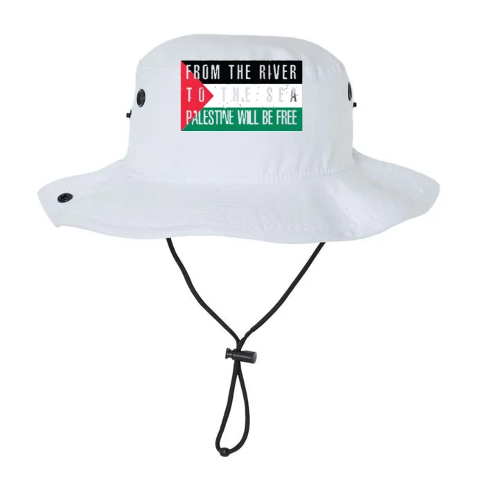 From The River To The Sea Palestine Will Be Free Legacy Cool Fit Booney Bucket Hat