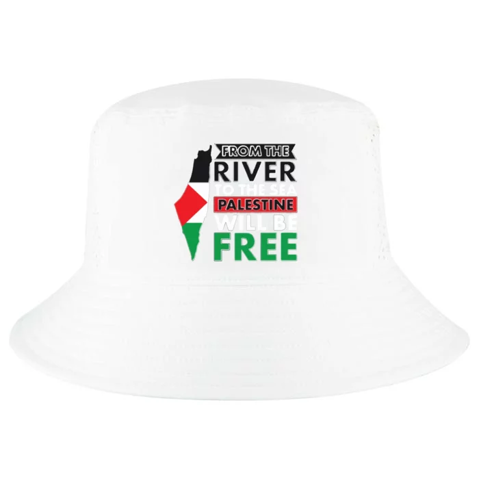 From The River To The Sea Palestine Will Be Free Cool Comfort Performance Bucket Hat