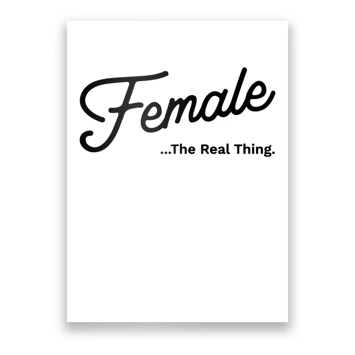 Female The Real Thing Female The Real Thing Poster