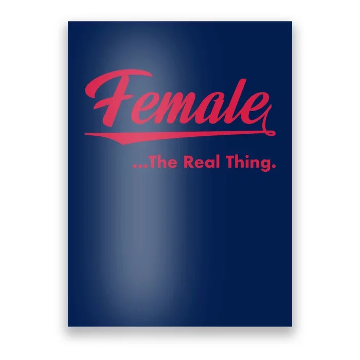 Female The Real Thing Poster