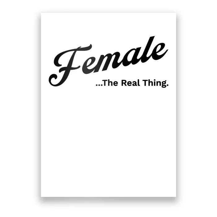 Female The Real Thing Female The Real Thing Poster