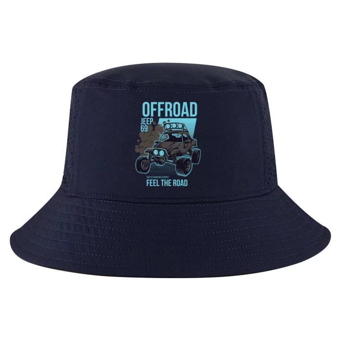 Feel The Road Design Cool Comfort Performance Bucket Hat