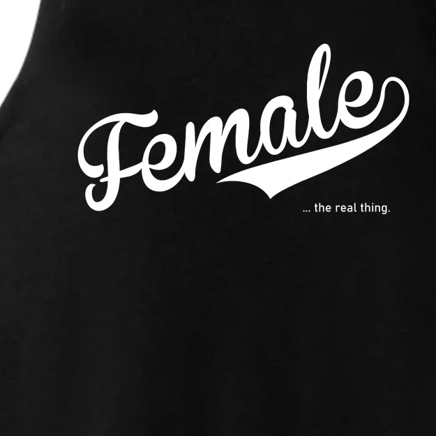 Female The Real Thing Ladies Tri-Blend Wicking Tank