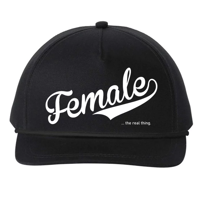 Female The Real Thing Snapback Five-Panel Rope Hat