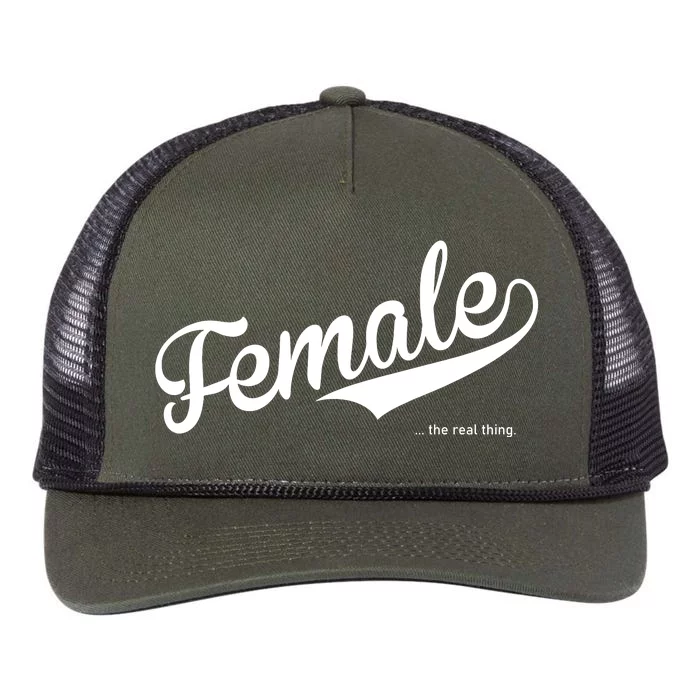 Female The Real Thing Retro Rope Trucker Hat Cap