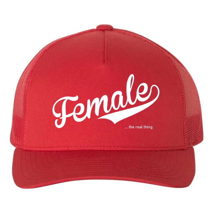 Female The Real Thing Yupoong Adult 5-Panel Trucker Hat