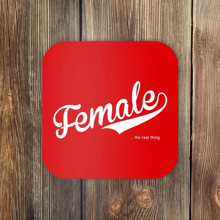 Female The Real Thing Coaster