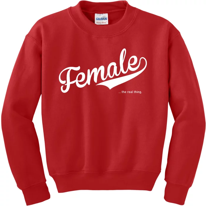 Female The Real Thing Kids Sweatshirt