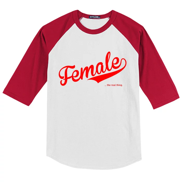 Female The Real Thing Kids Colorblock Raglan Jersey