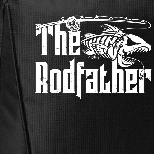 Funny The Rodfather FIshing City Backpack