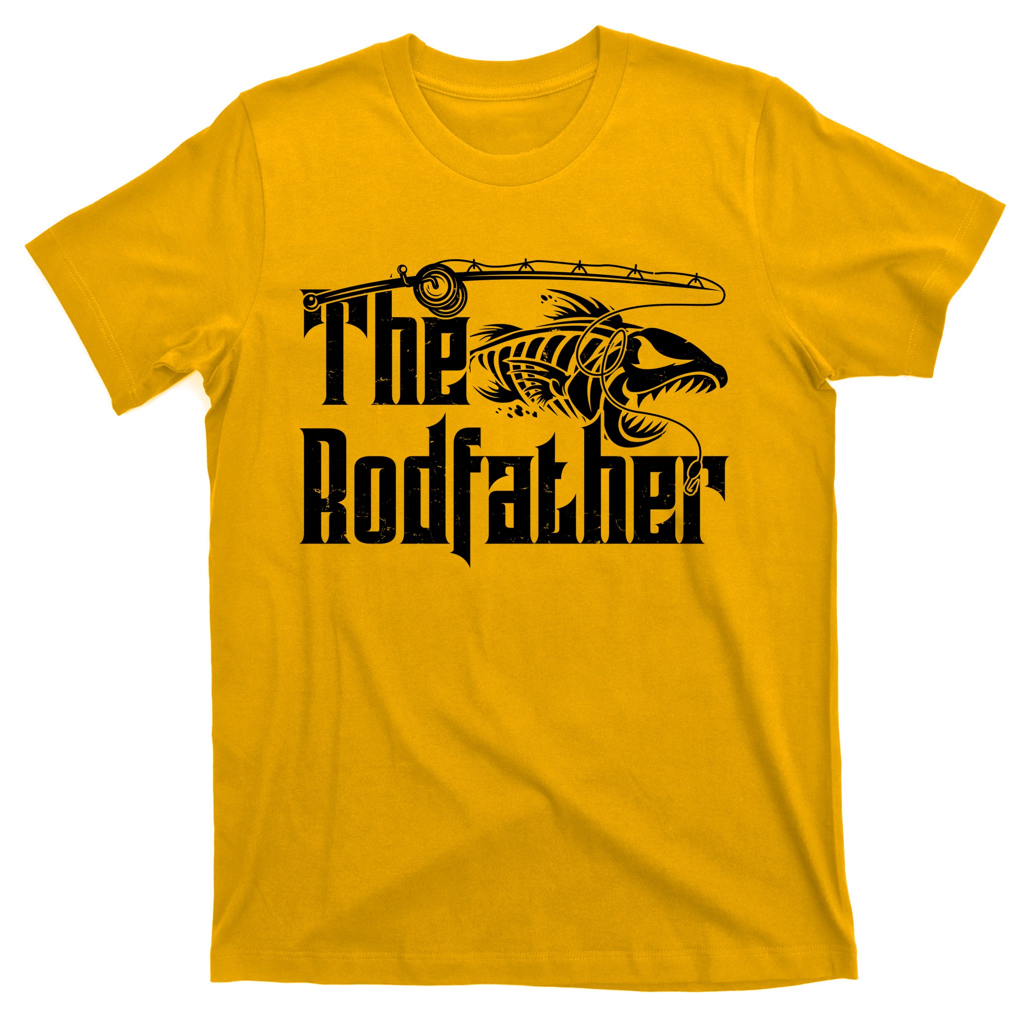 The Rodfather fishing t shirt, funny fishing shirt, rod father, fly fishing