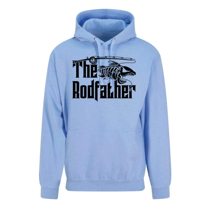 Funny The Rodfather FIshing Unisex Surf Hoodie