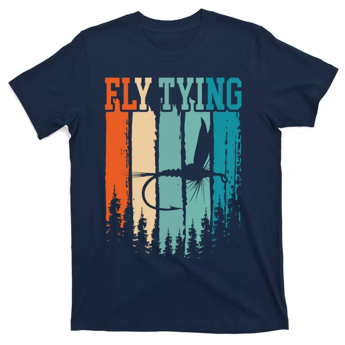 Fly Tying Retro Vintage T-Shirt