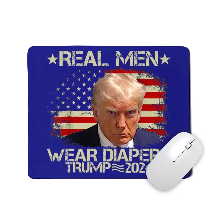 Funny Trump Real M.E.N Wear Diapers Mousepad