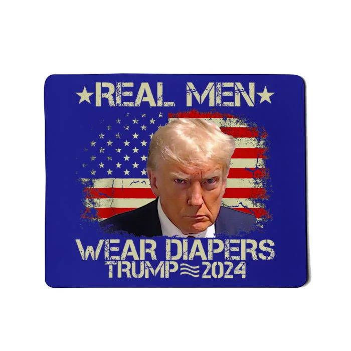 Funny Trump Real M.E.N Wear Diapers Mousepad