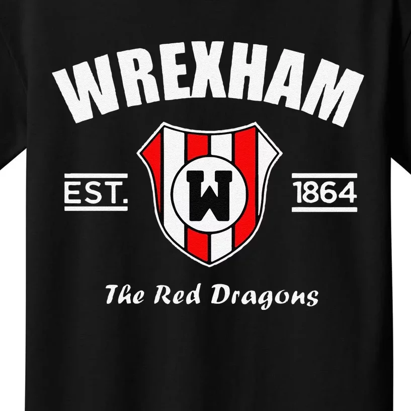 Funny The Red Dragons Wrexham Fc Football Club Wrexham Kids T-Shirt