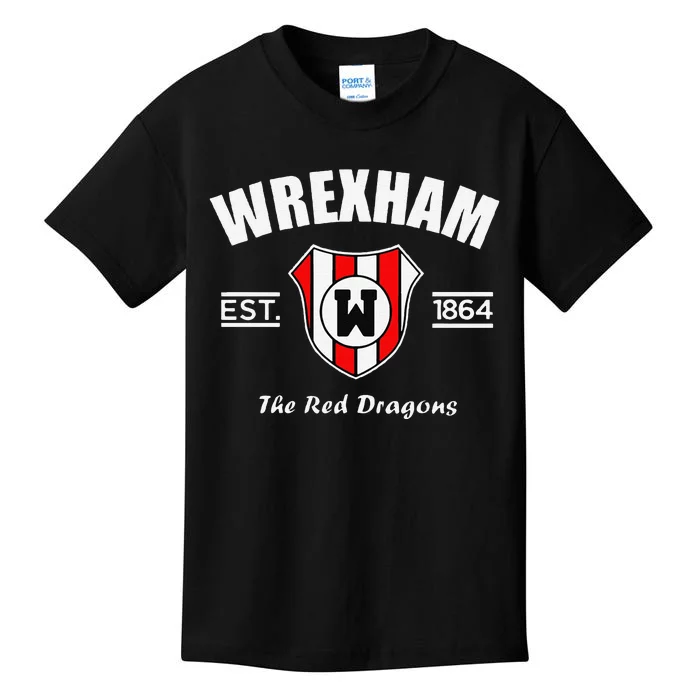 Funny The Red Dragons Wrexham Fc Football Club Wrexham Kids T-Shirt