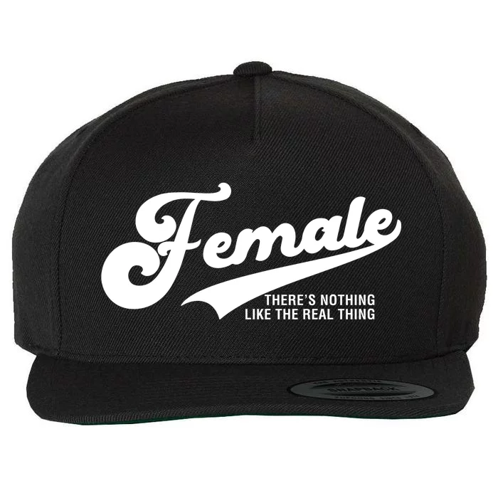 Female The Real Thing Woman The Original Wool Snapback Cap