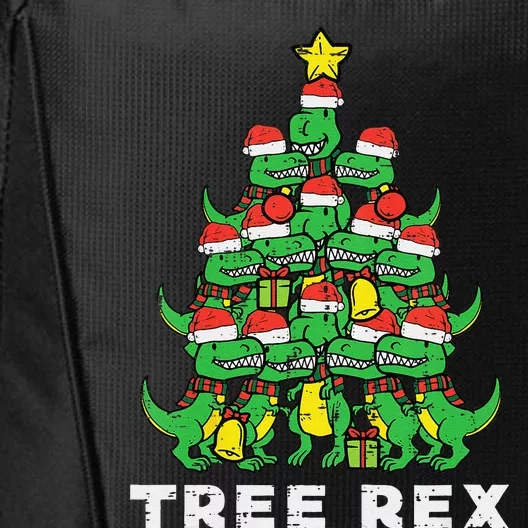 Funny Tree Rex Dinosaurs Xmas Christmas City Backpack