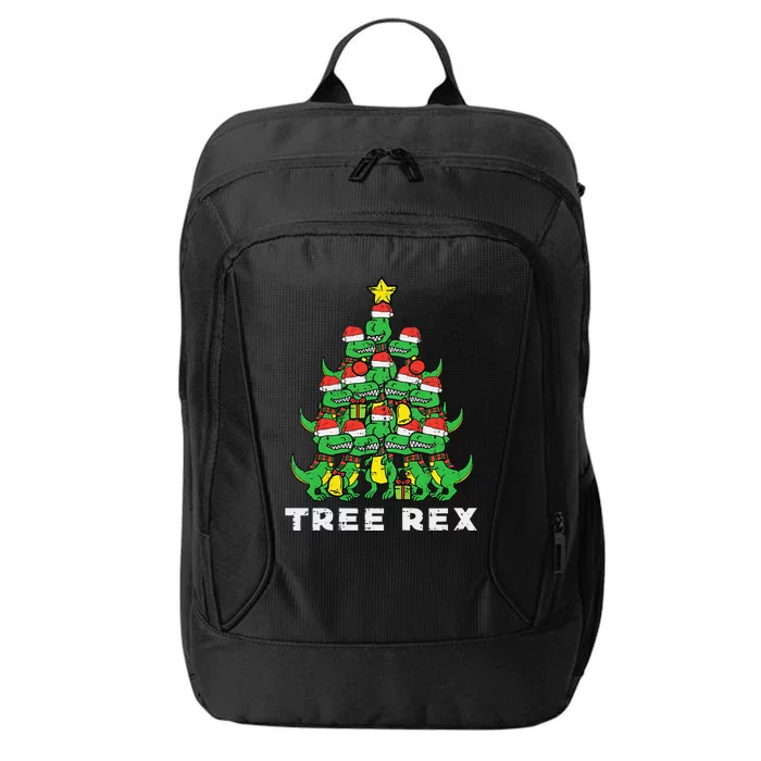 Funny Tree Rex Dinosaurs Xmas Christmas City Backpack