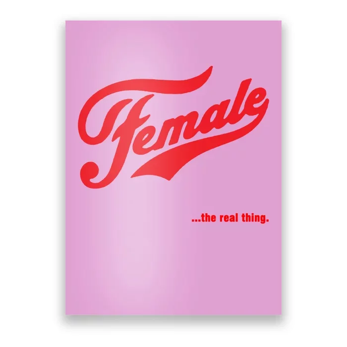 Female The Real Thing Poster