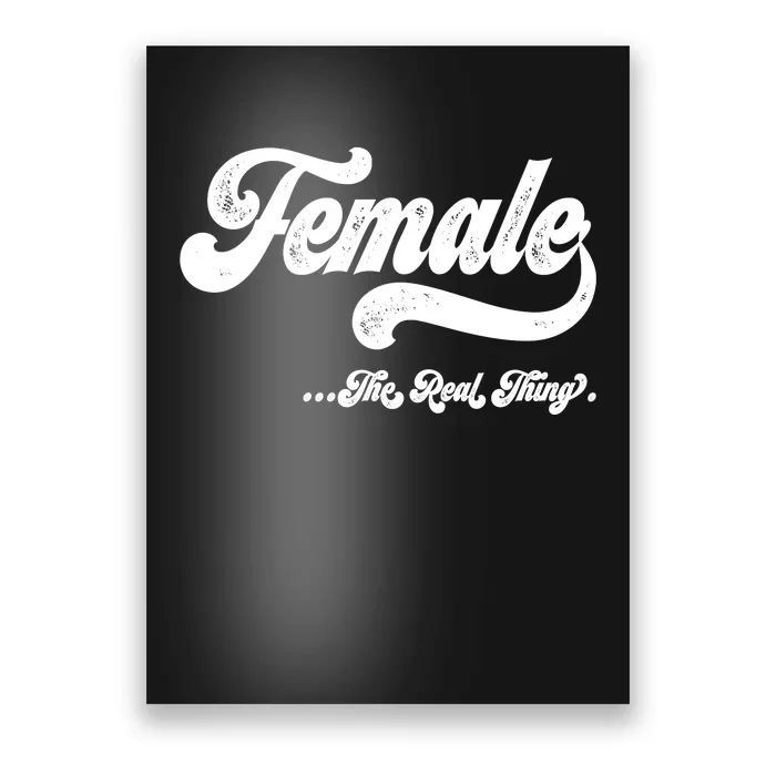 Female The Real Thing Poster