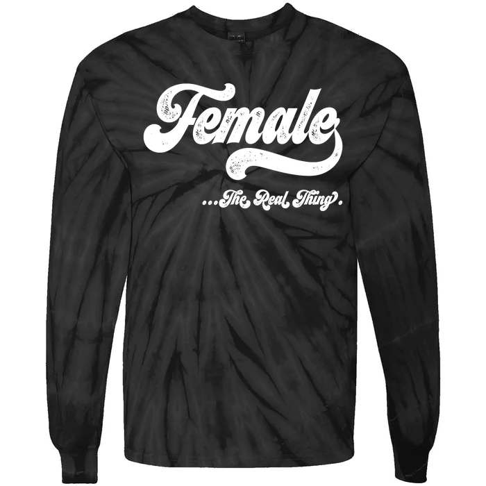 Female The Real Thing Tie-Dye Long Sleeve Shirt