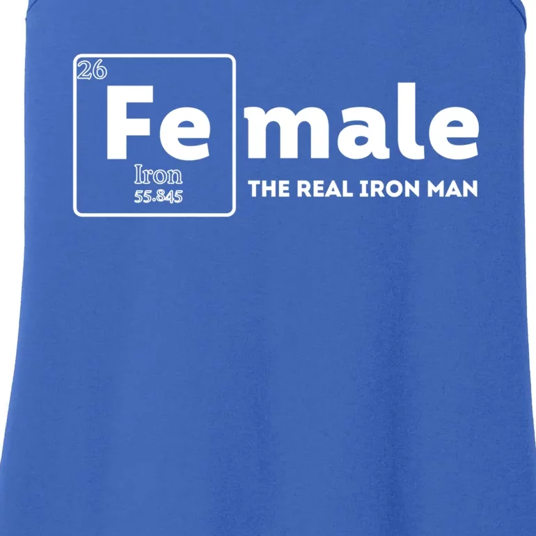 Female The Real Iron Feminist Equal Rights Gift Ladies Essential Tank